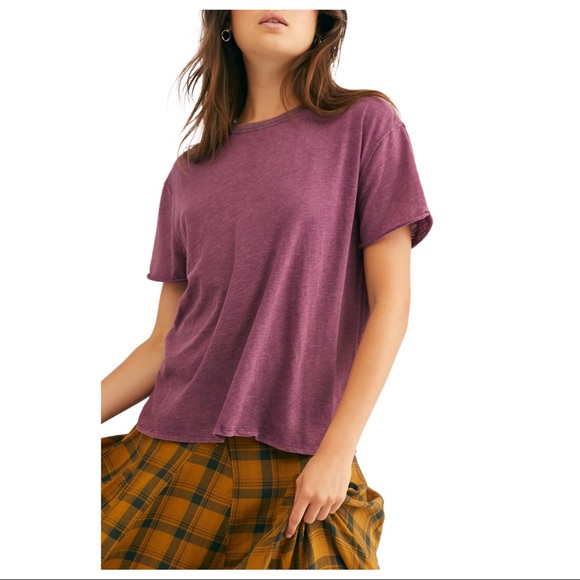 FREE PEOPLE BOHO TEE FLOWY T-SHIRT TUNIC TOP A2C - Picture 4 of 15